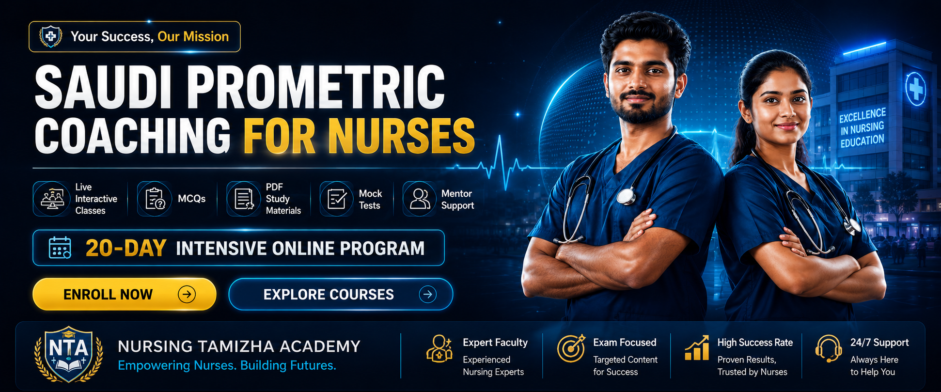 Saudi Prometric Coaching for Nurses | Nursing Tamizha Academy